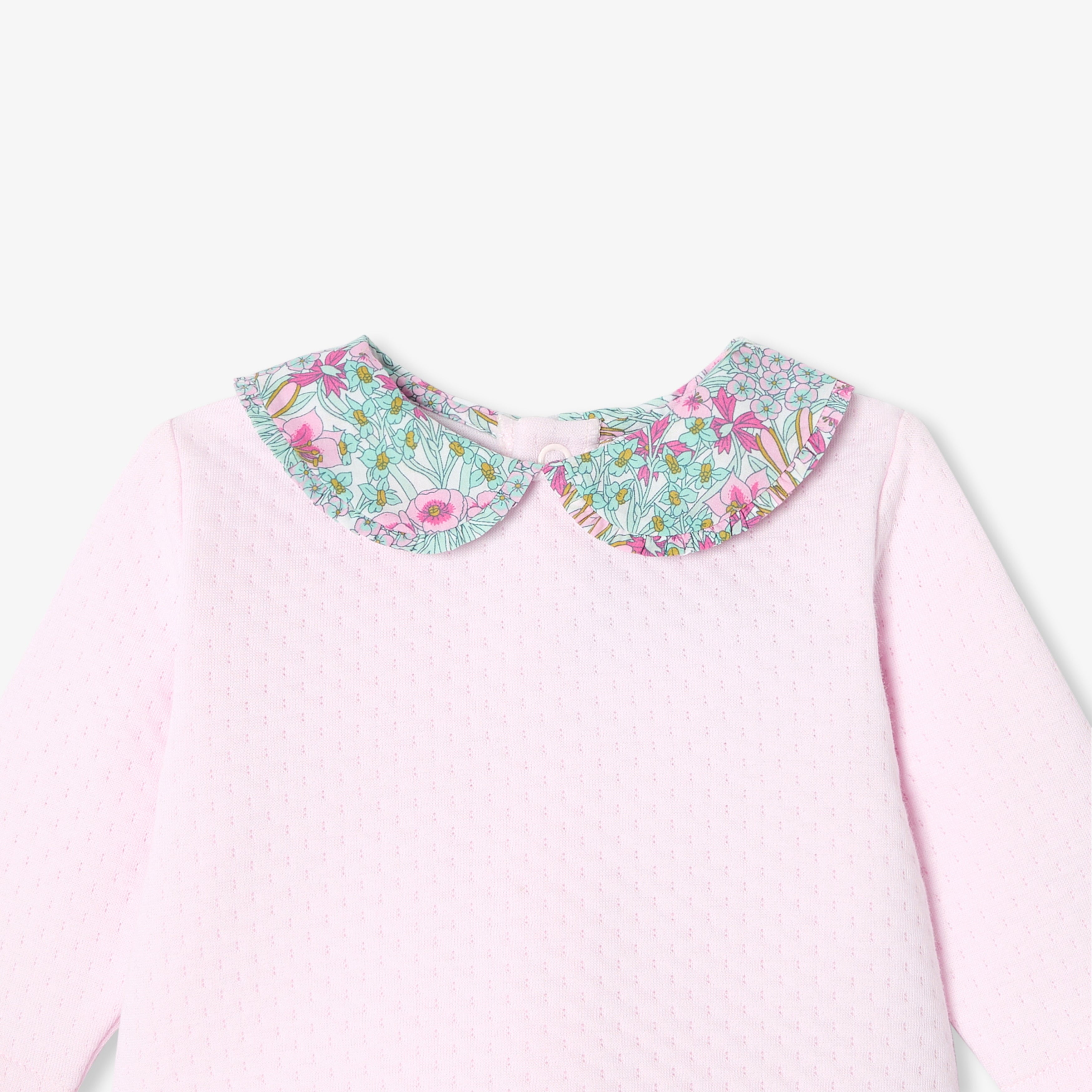 JC-NG081 Jacadi Baby Girl Double Jersey Set