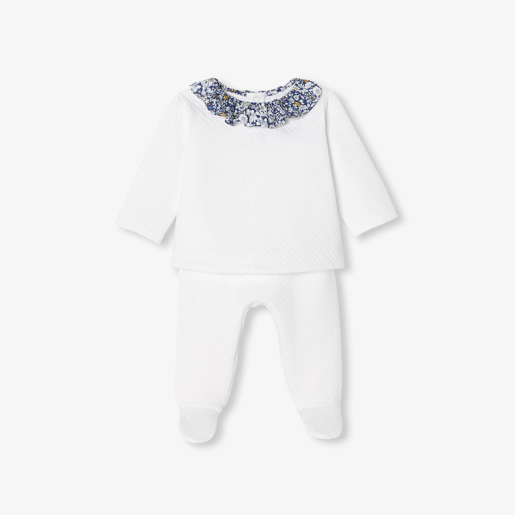 JC-NG084 Jacadi Baby Girl Double Jersey Set