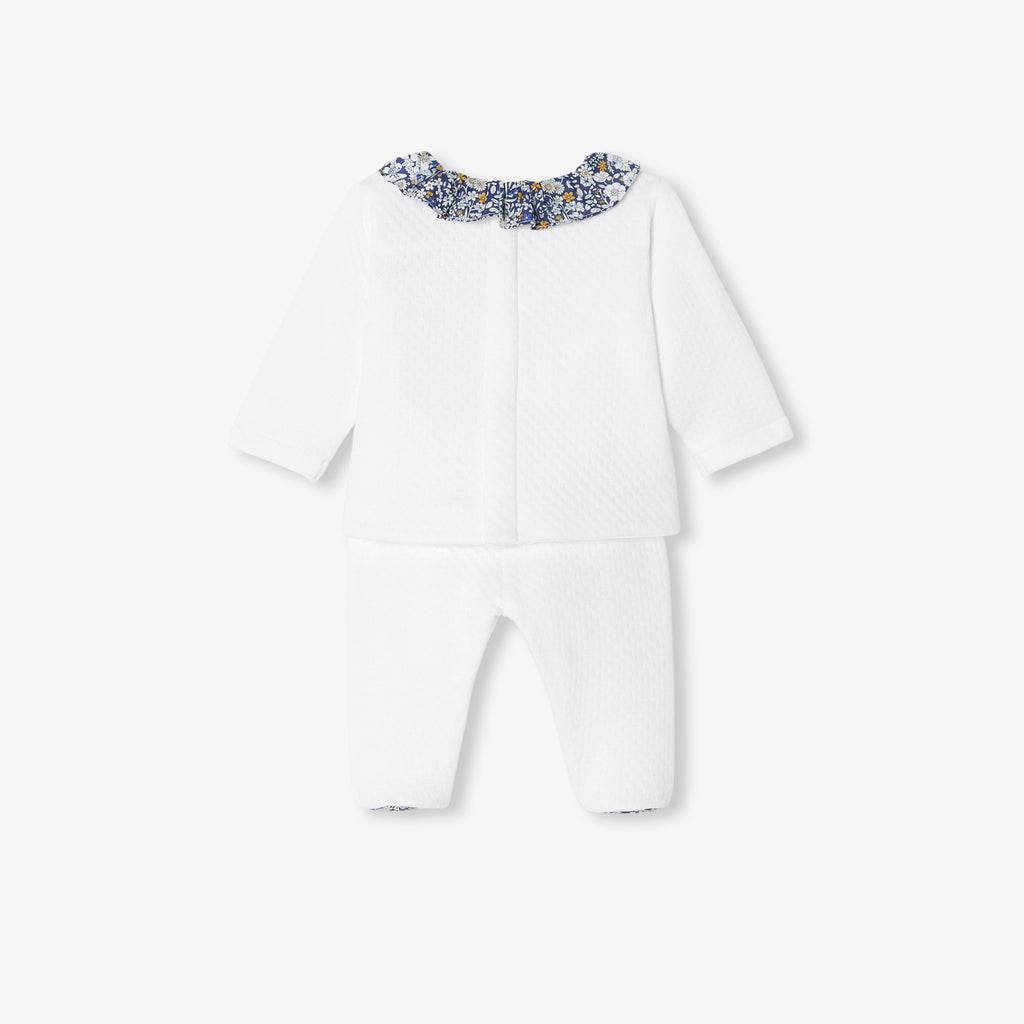 JC-NG084 Jacadi Baby Girl Double Jersey Set