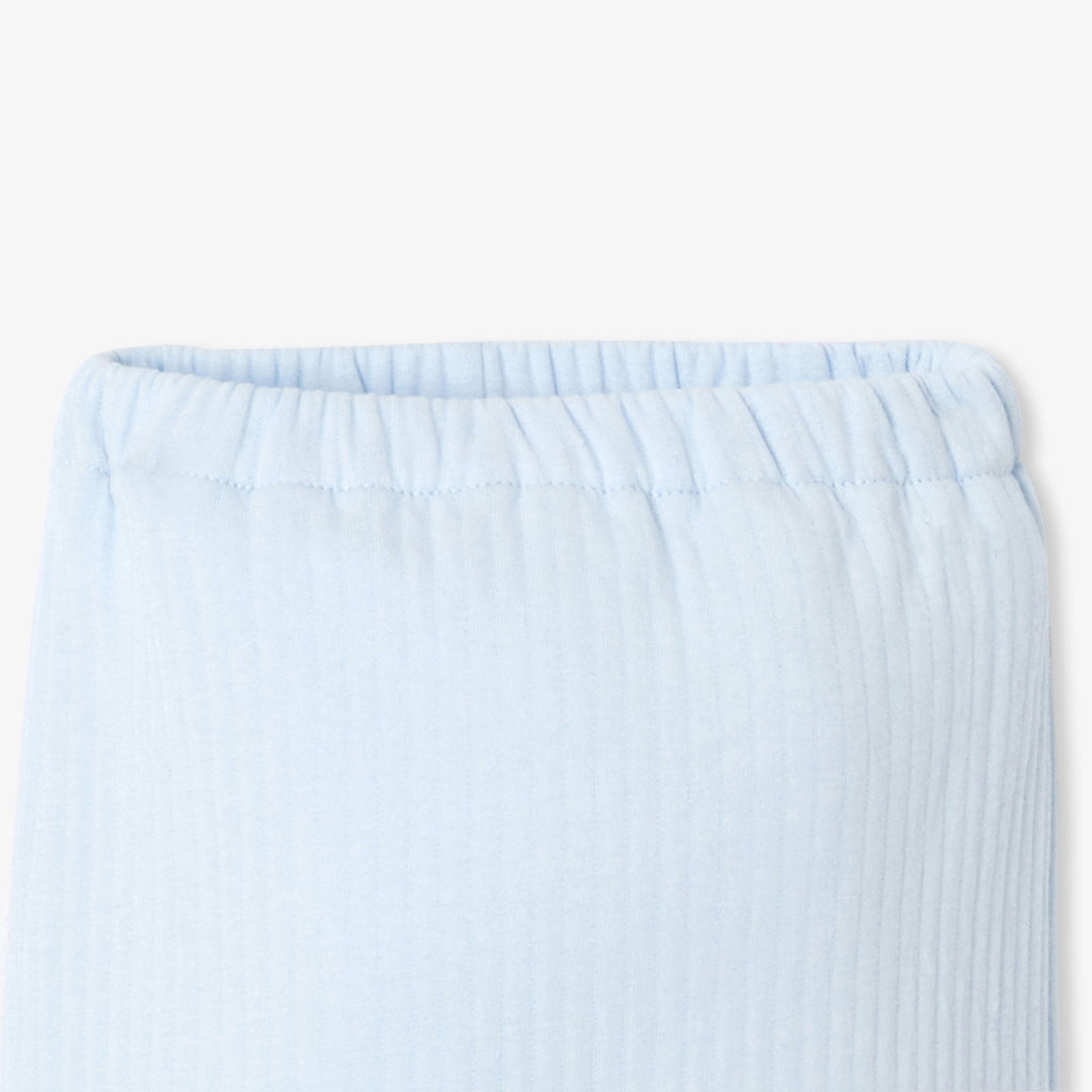 Baby boy double jersey comfort outfit set - Light Blue