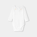 JC-NG166 - Jacadi Baby Girls' Interlock Cotton Bodysuit - White