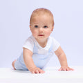 JC-NB099 - Jacadi Baby Boys' Short-Sleeve Cotton Bodysuit - White