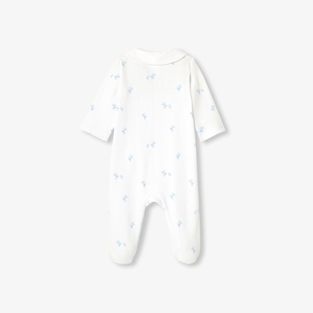 Pyjamas in Cotton Interlock Baby Boy - White/Multicolour
