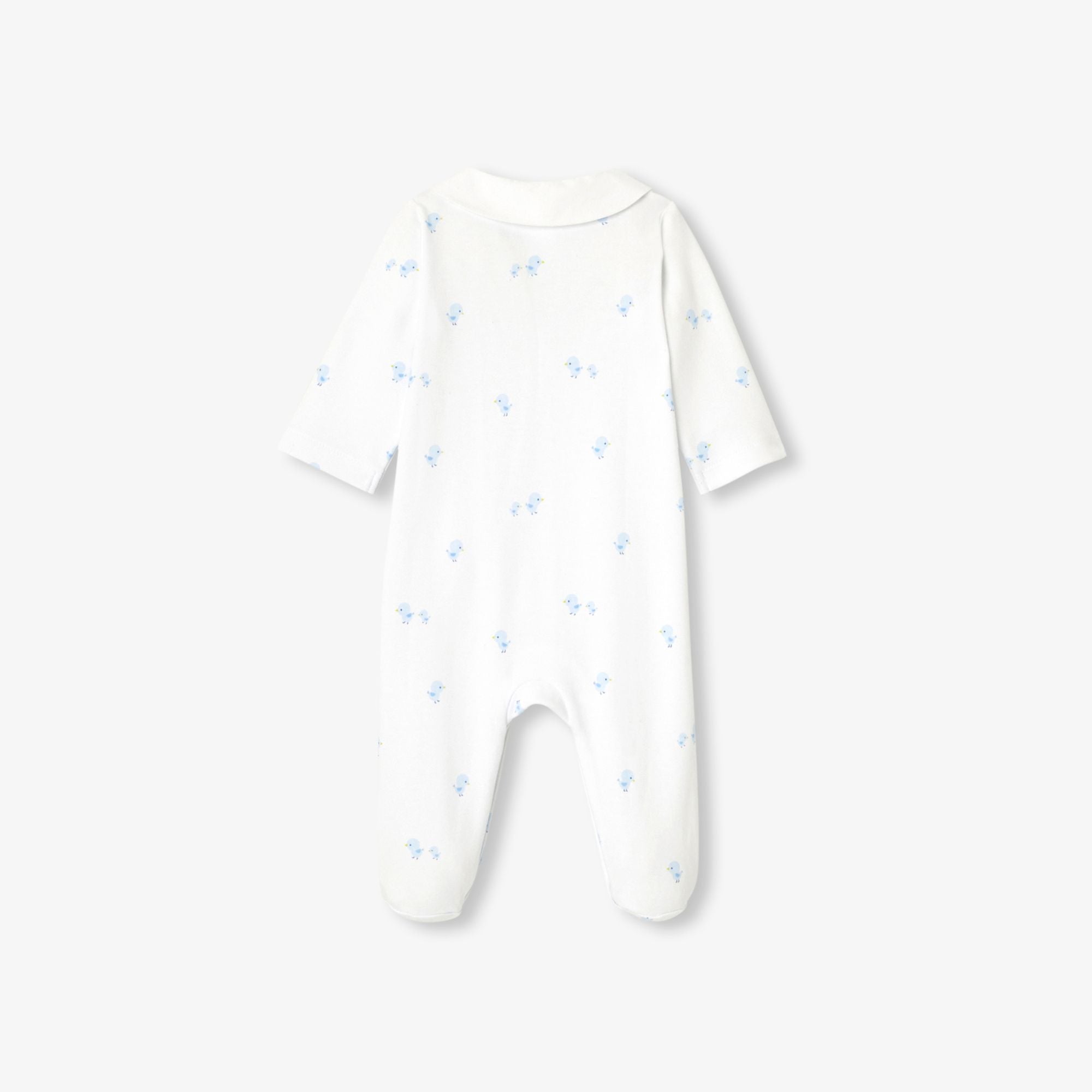 Pyjamas in Cotton Interlock Baby Boy - White/Multicolour