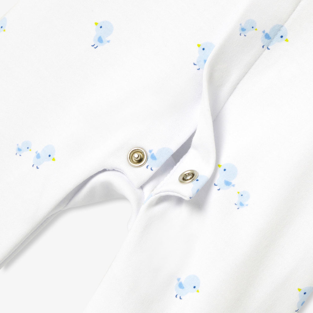 Pyjamas in Cotton Interlock Baby Boy - White/Multicolour