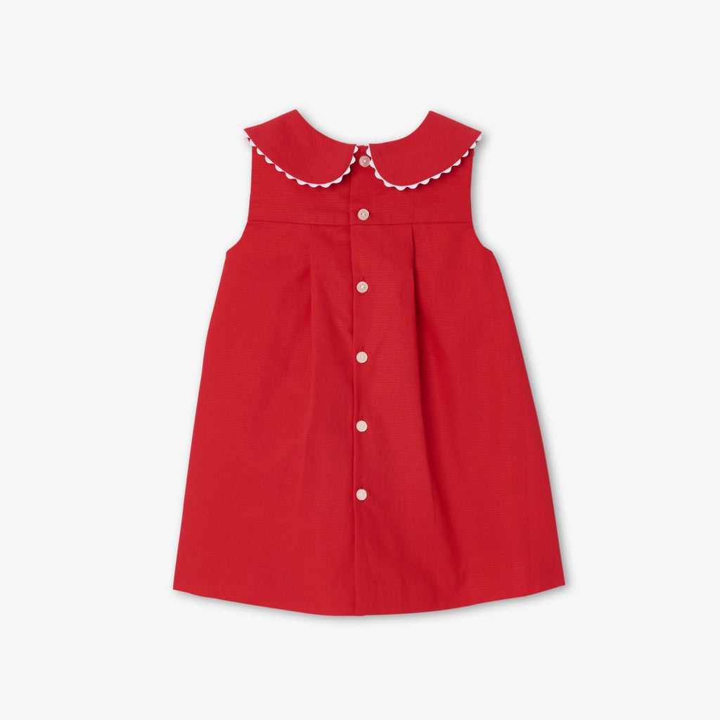 JC-NG121 - Jacadi Baby girl sleeveless cotton piqué dress