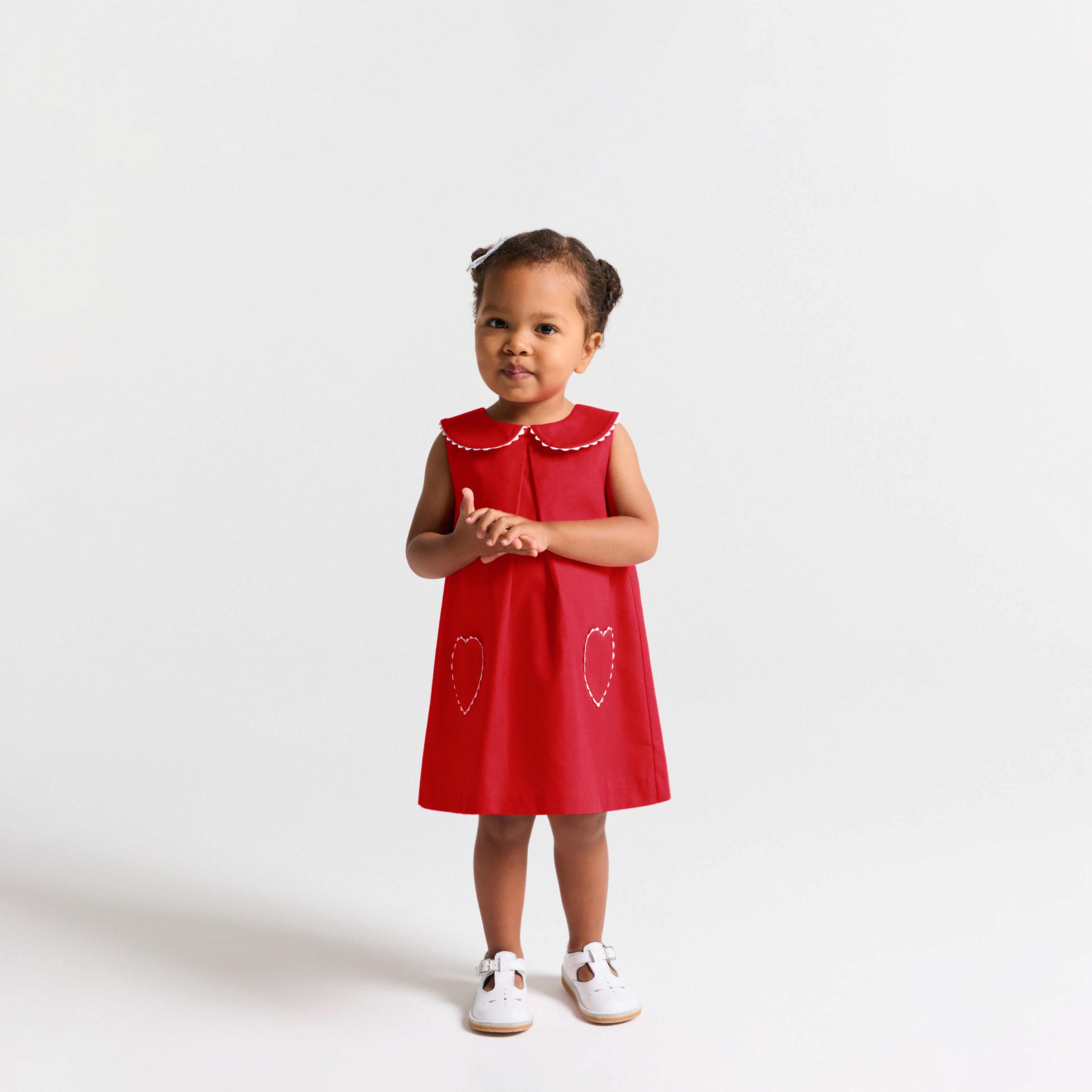 JC-NG121 - Jacadi Baby girl sleeveless cotton piqué dress