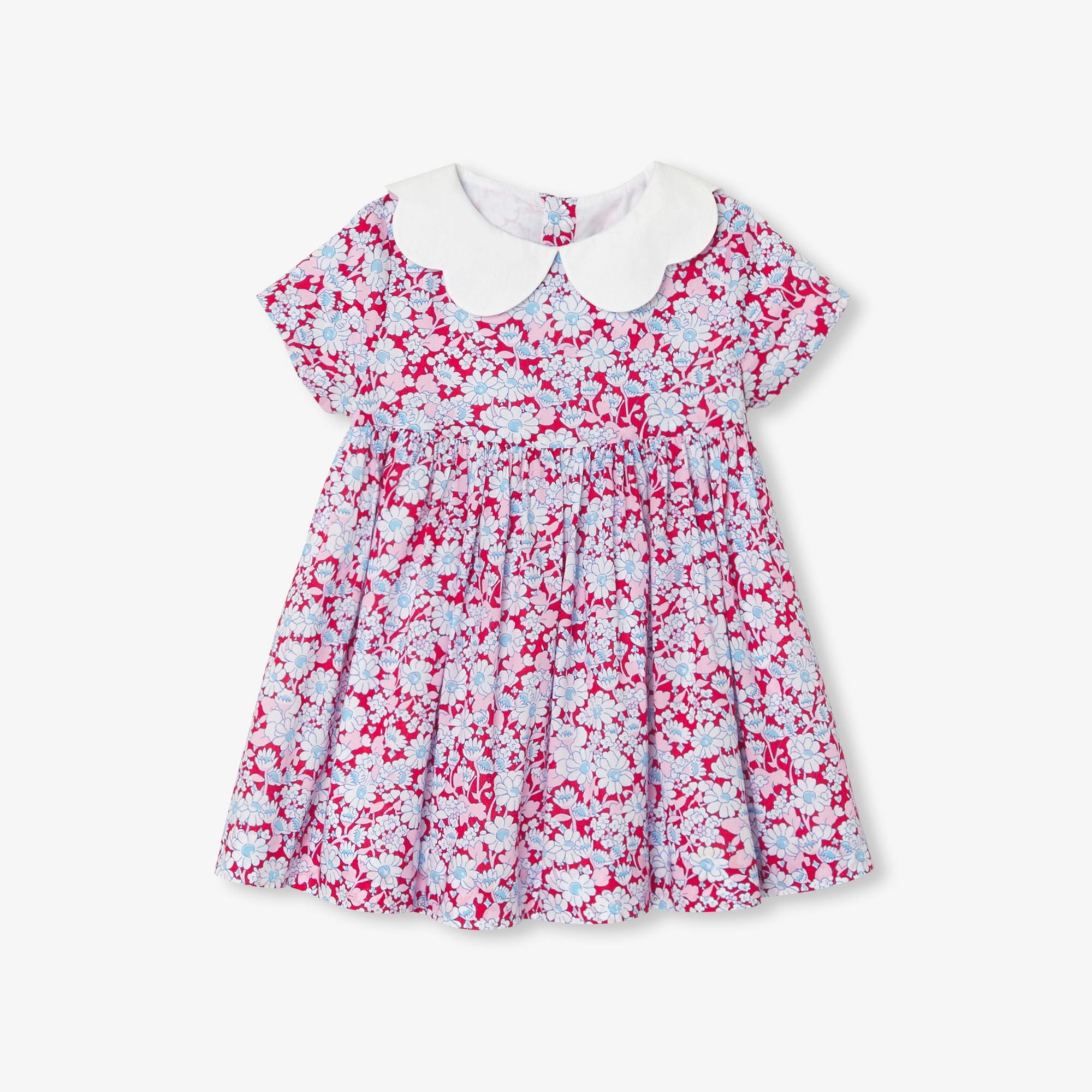 JC-NG129 - Jacadi Baby girl Liberty fabric dress