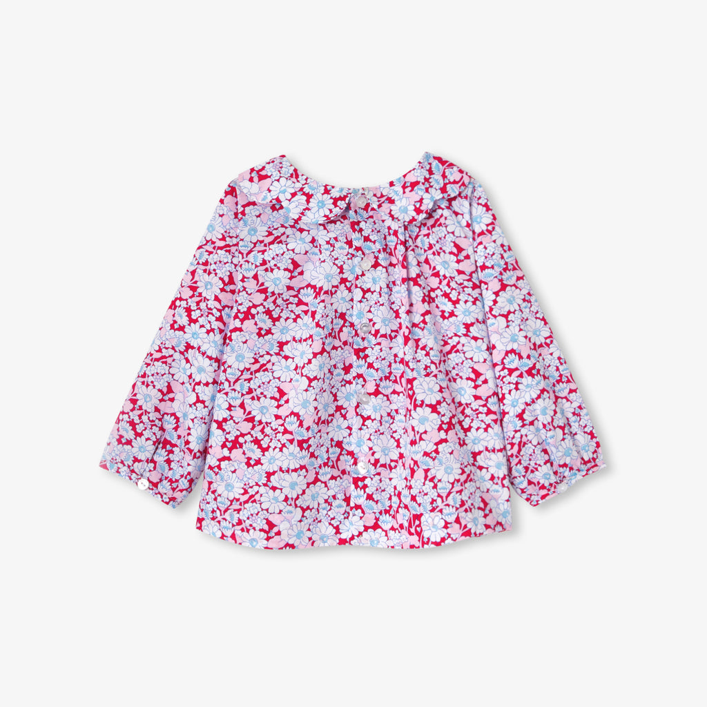 JC-NG110 - Jacadi Baby girl Liberty fabric blouse