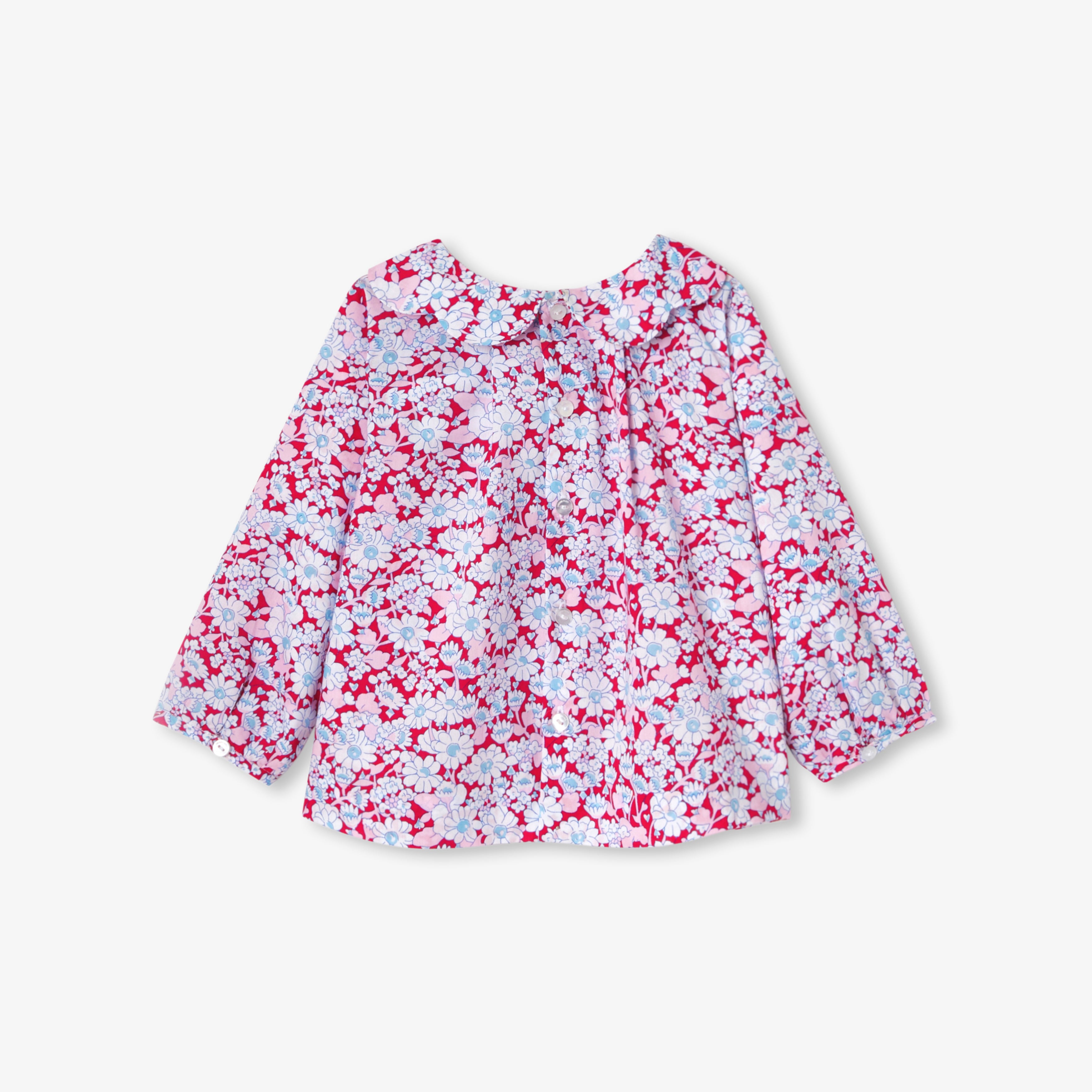JC-NG110 - Jacadi Baby girl Liberty fabric blouse