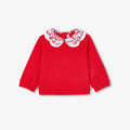 JC-NG111 - Jacadi Baby girl sweatshirt with Liberty collar
