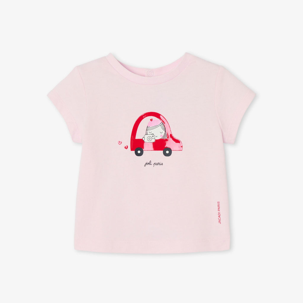 JC-NG125 - Jacadi Baby girl cotton T-shirt with motif