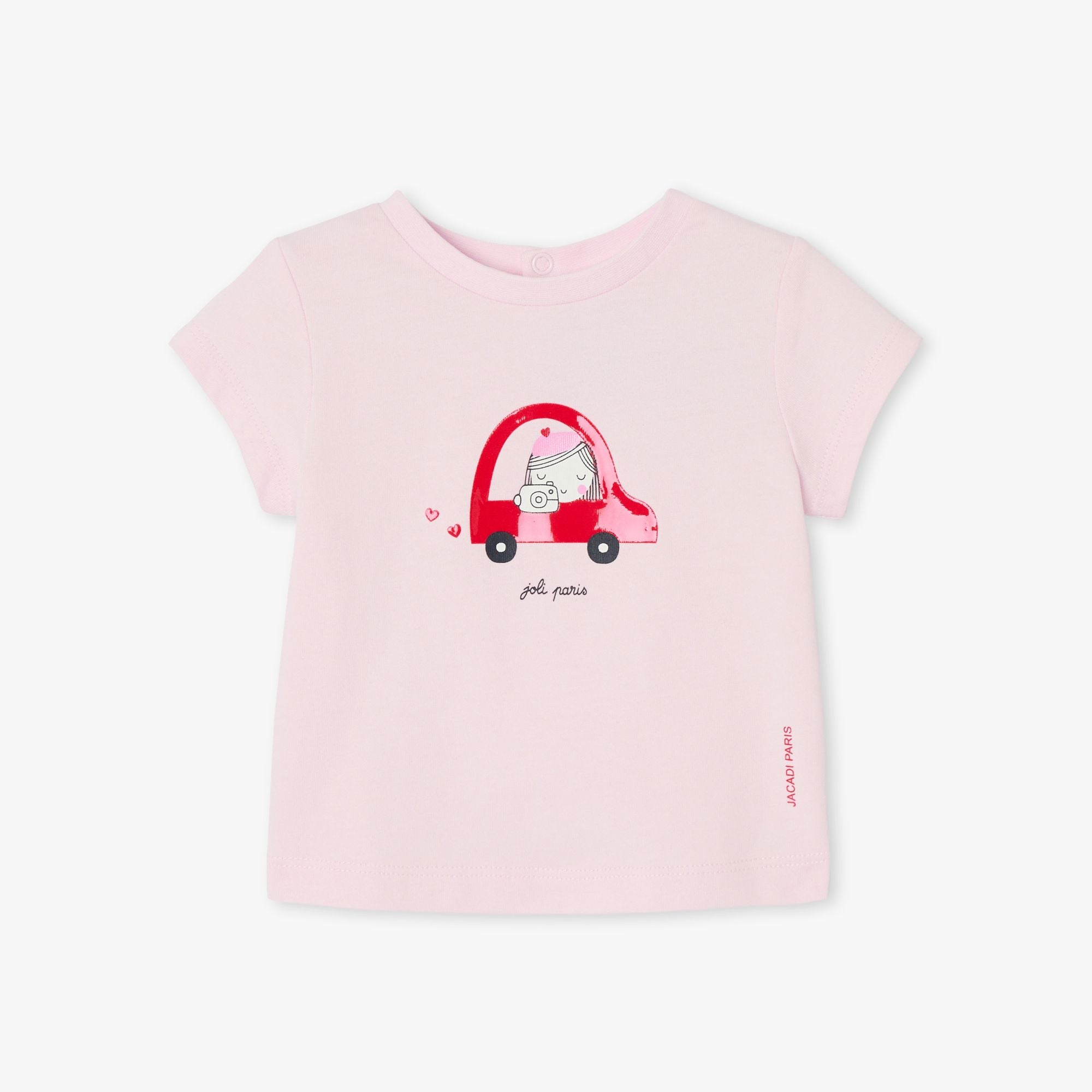 JC-NG125 - Jacadi Baby girl cotton T-shirt with motif