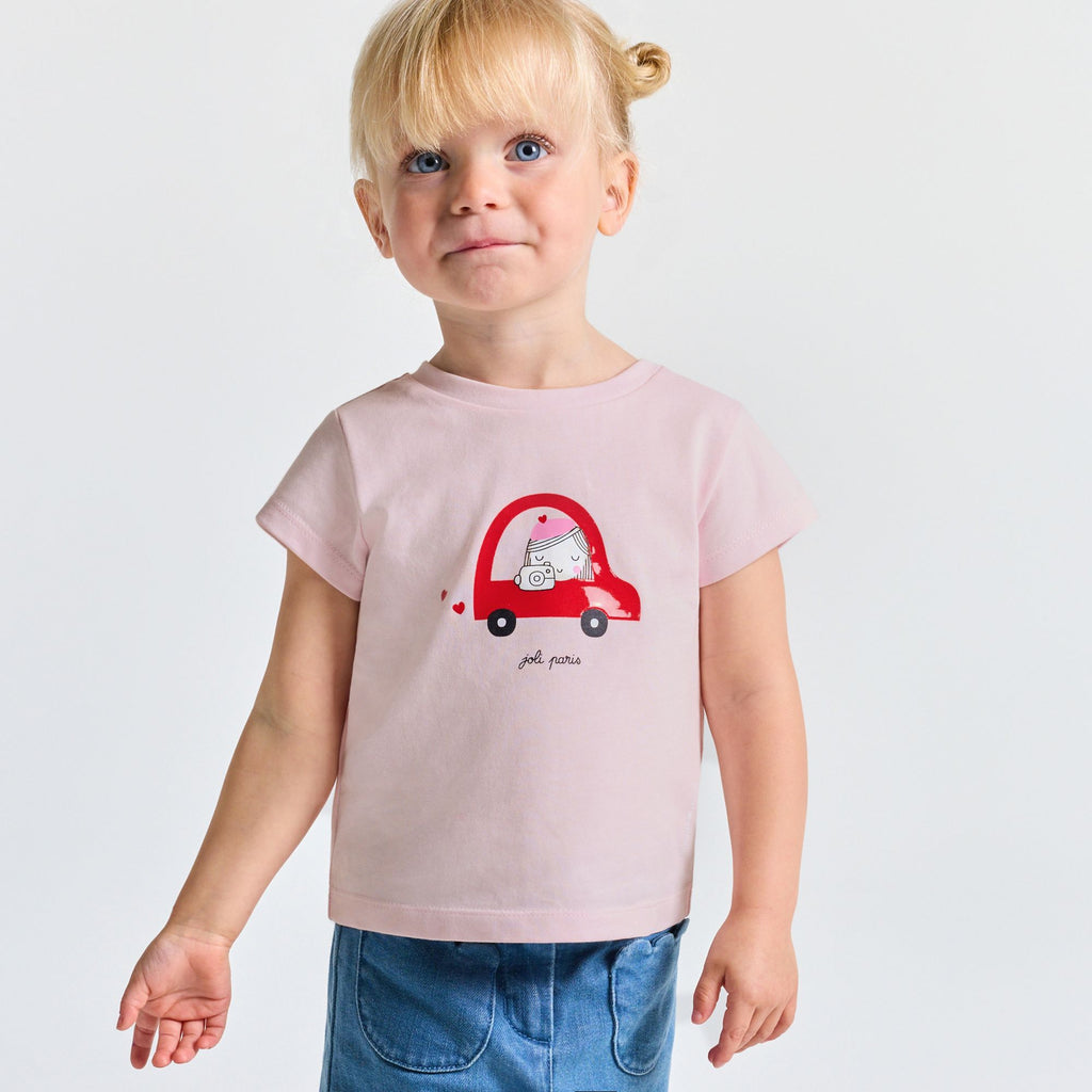 JC-NG125 - Jacadi Baby girl cotton T-shirt with motif
