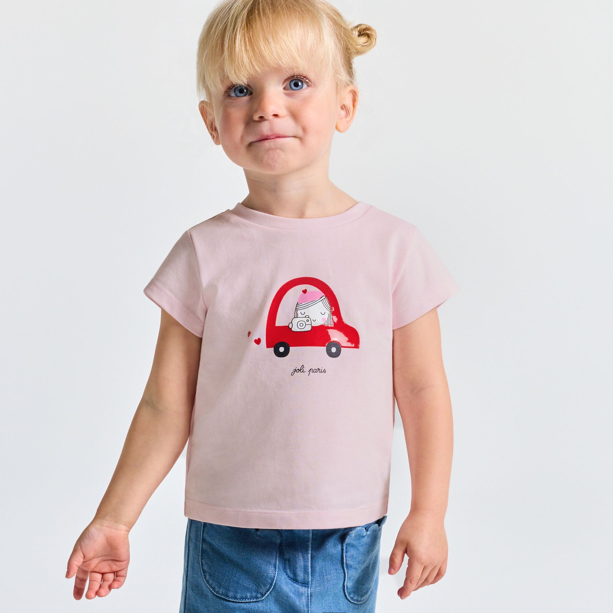 JC-NG125 - Jacadi Baby girl cotton T-shirt with motif