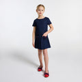 JC-TG131 - Jacadi Girl's raw denim dress