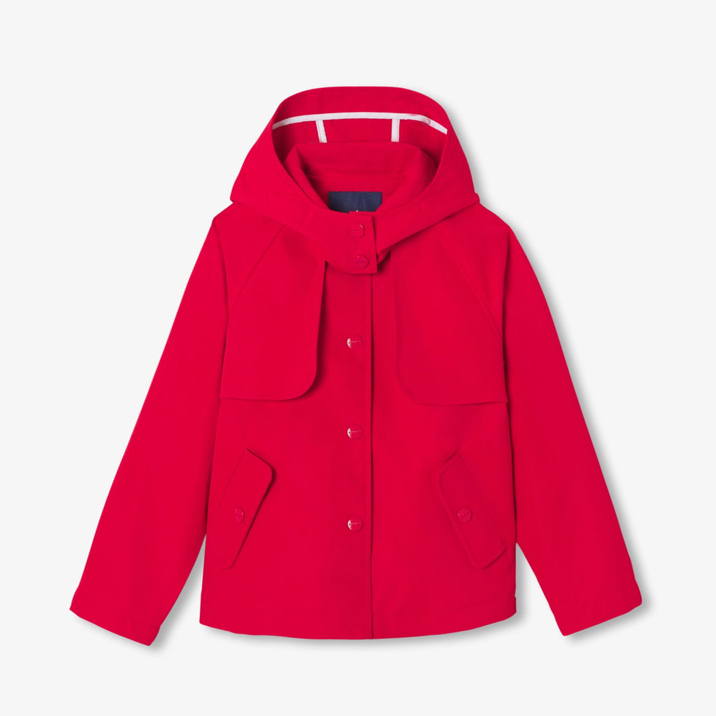 JC-TG125 - Jacadi Girl's cropped trench coat