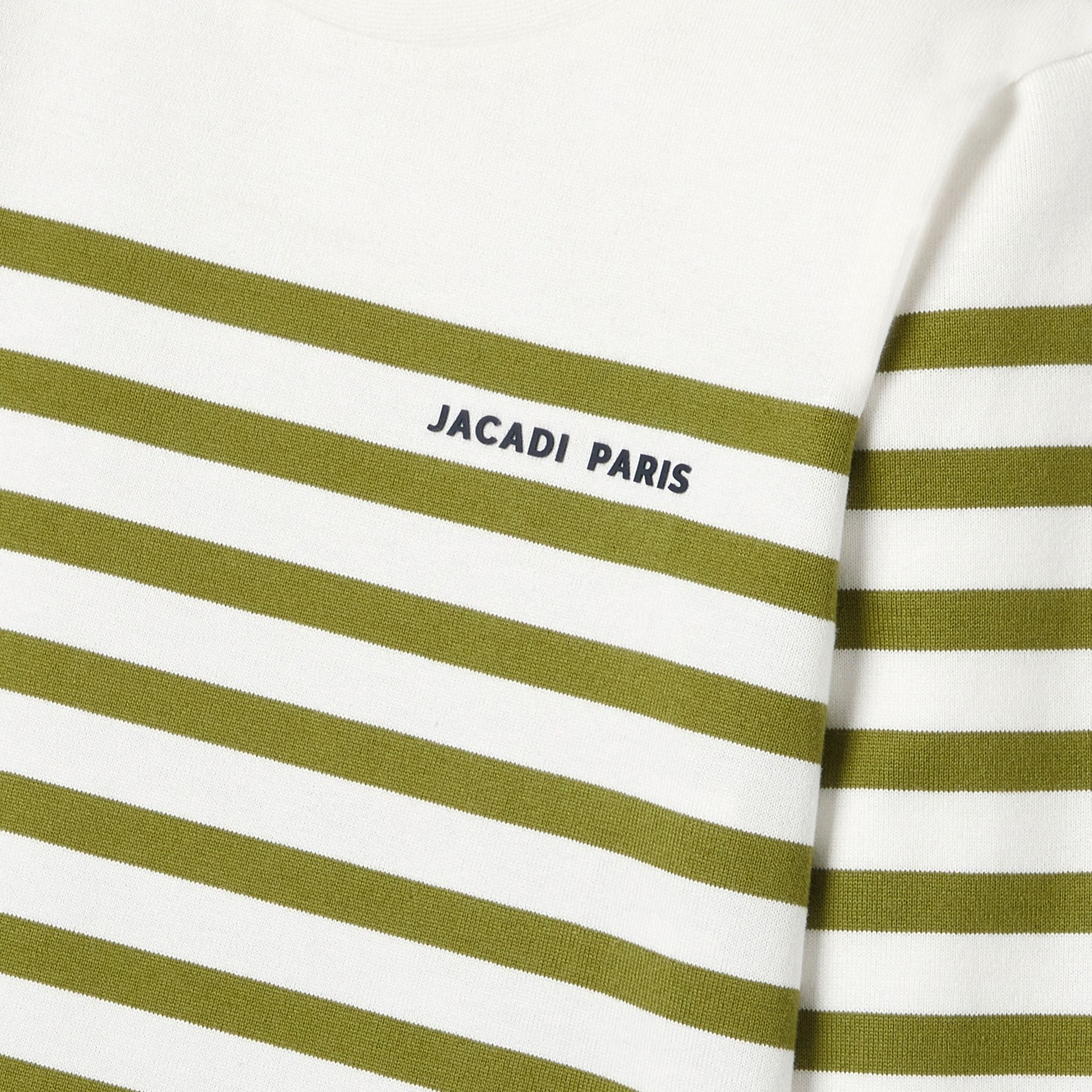 Boy cotton jersey sailor-style T-shirt - White/Green