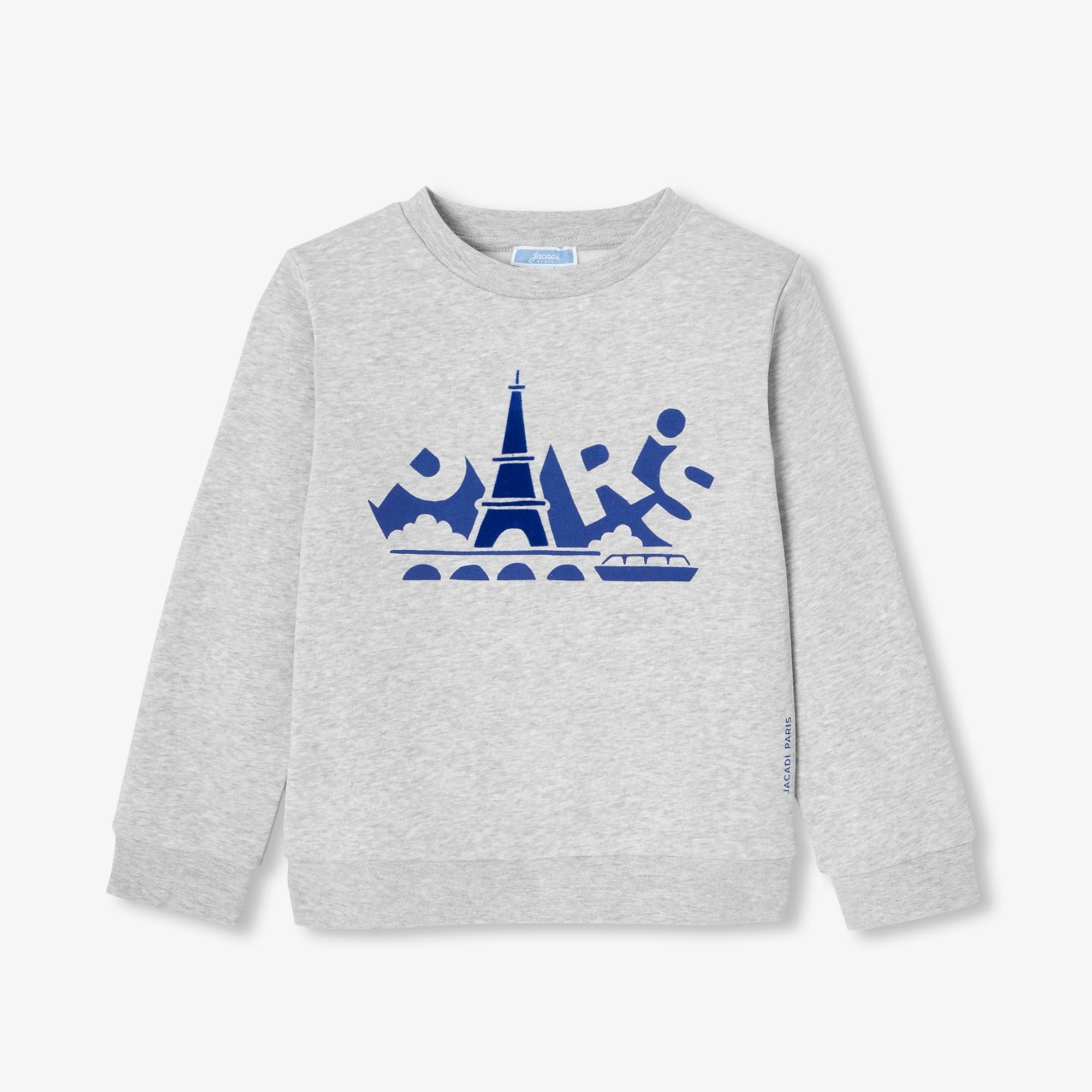 Boy sweatshirt jumper - Light Grey Melange Jacadi