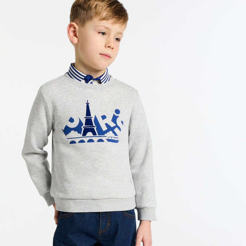 JC-TB055 - Jacadi Boy's fleece sweatshirt