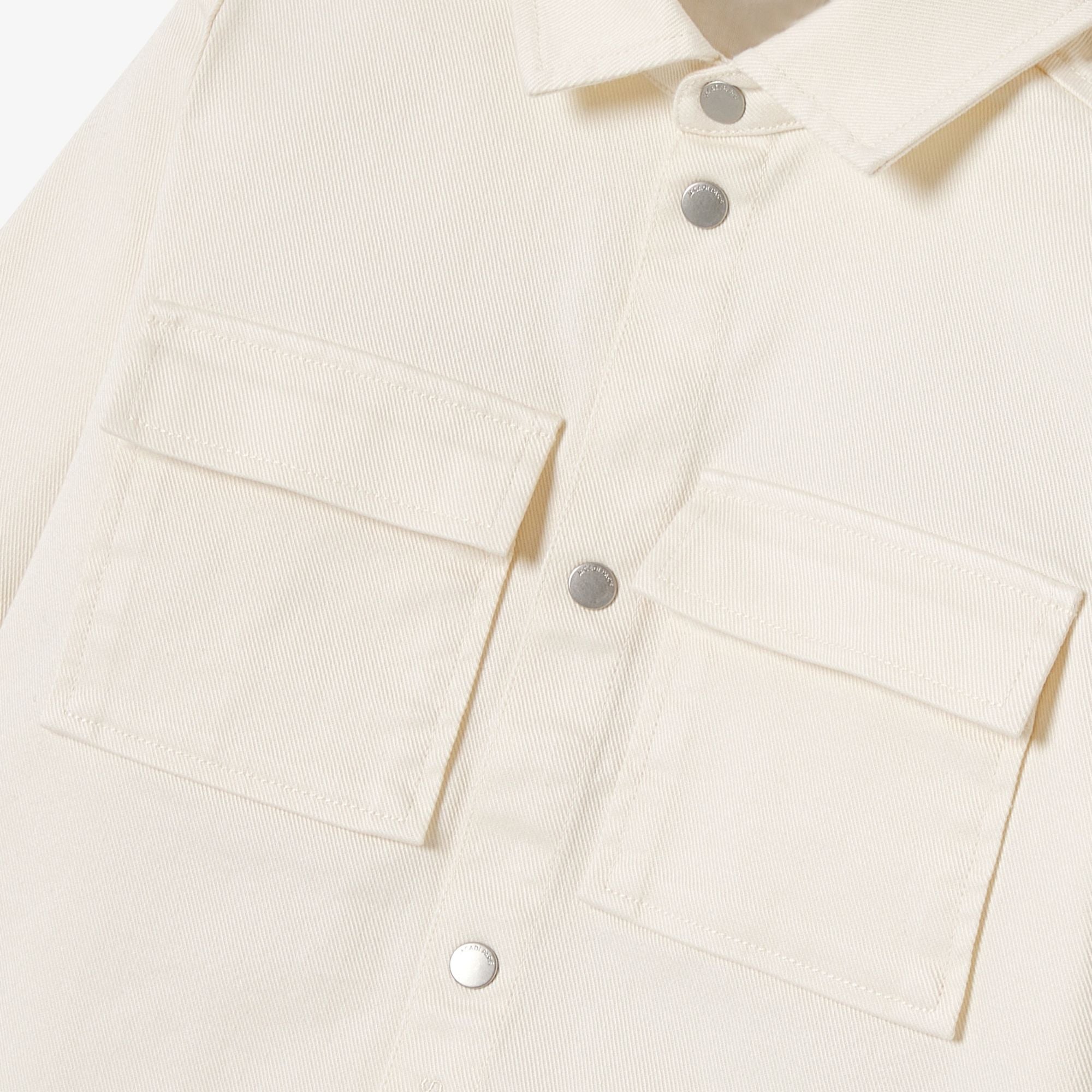 Shirt Overshirt in Sargia Di Cotton Boy - Ecru
