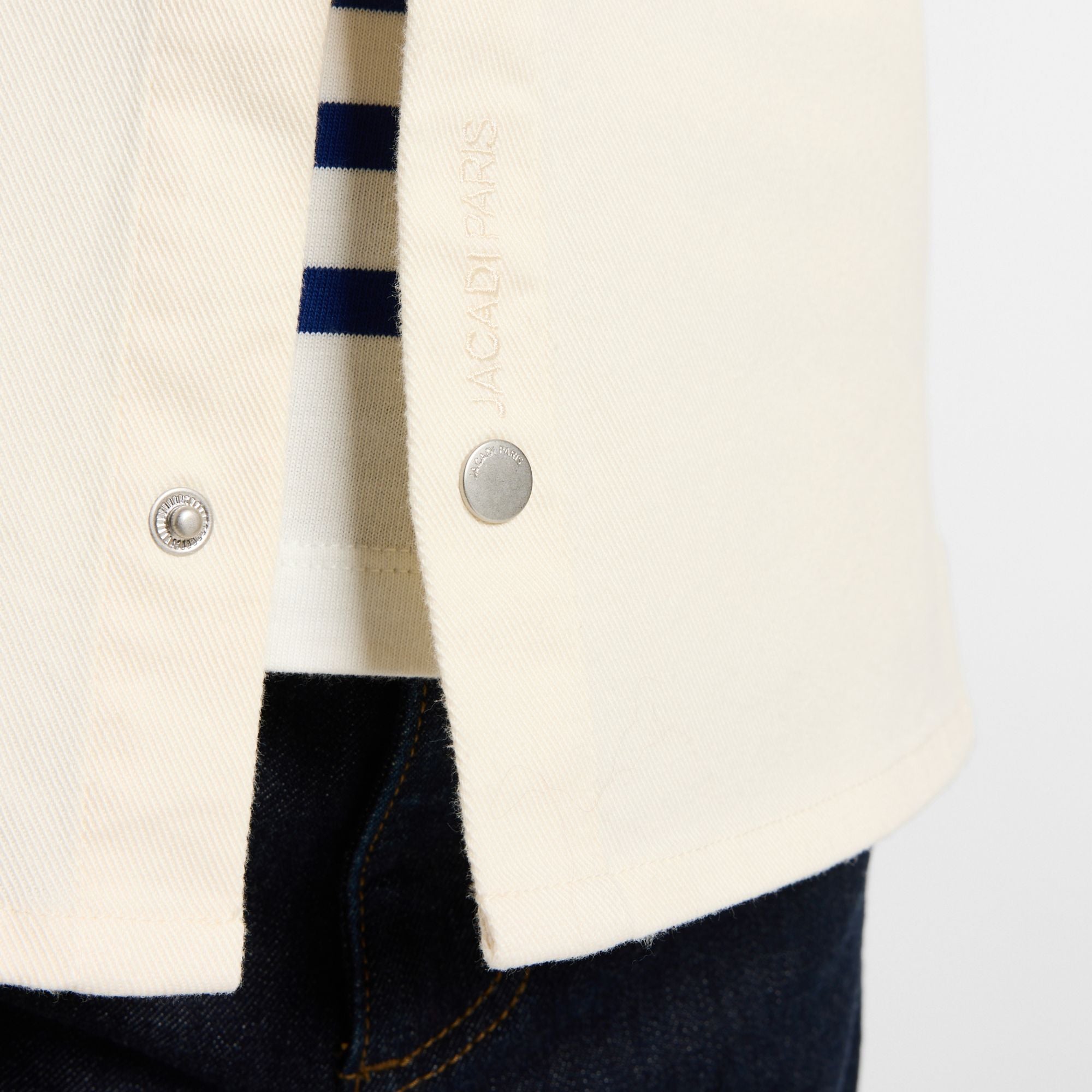 Shirt Overshirt in Sargia Di Cotton Boy - Ecru