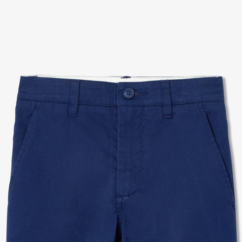 Boy straight trousers in lightweight twill - Cobalt Blue