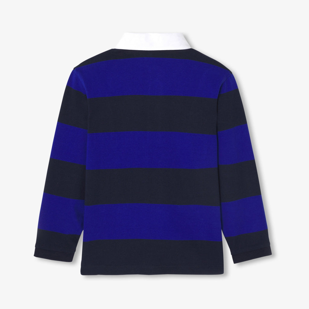 JC-TB030 - Jacadi Boy's long-sleeved rugby polo shirt