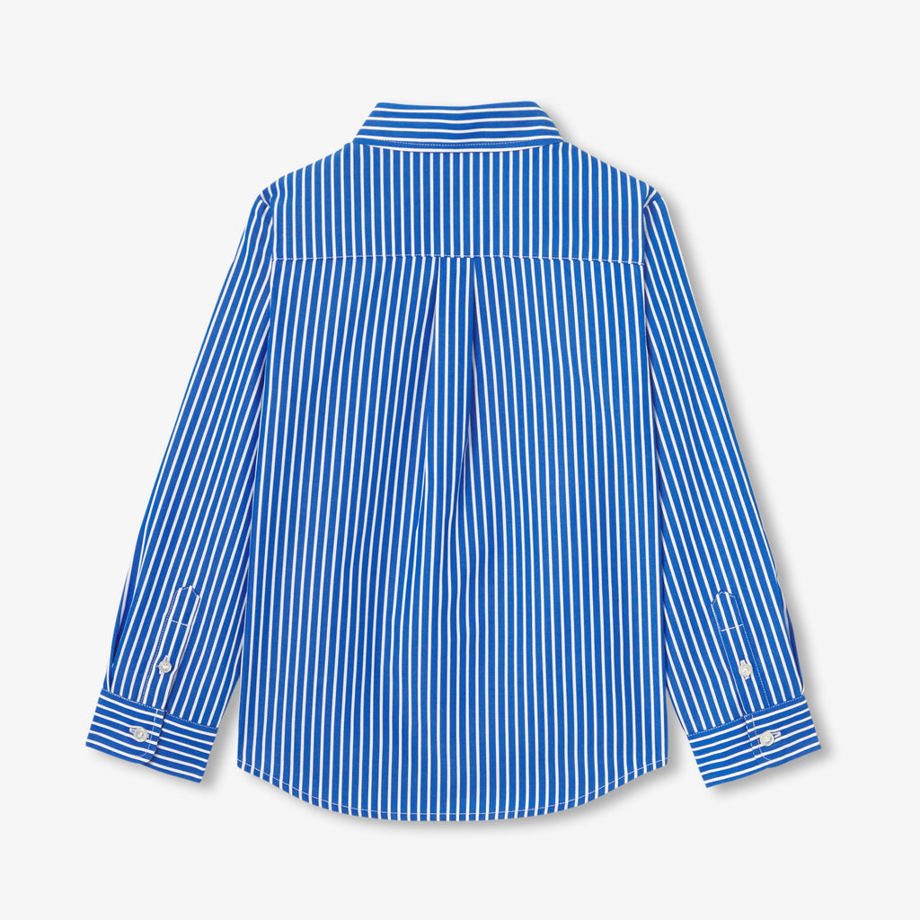 Child striped poplin shirt