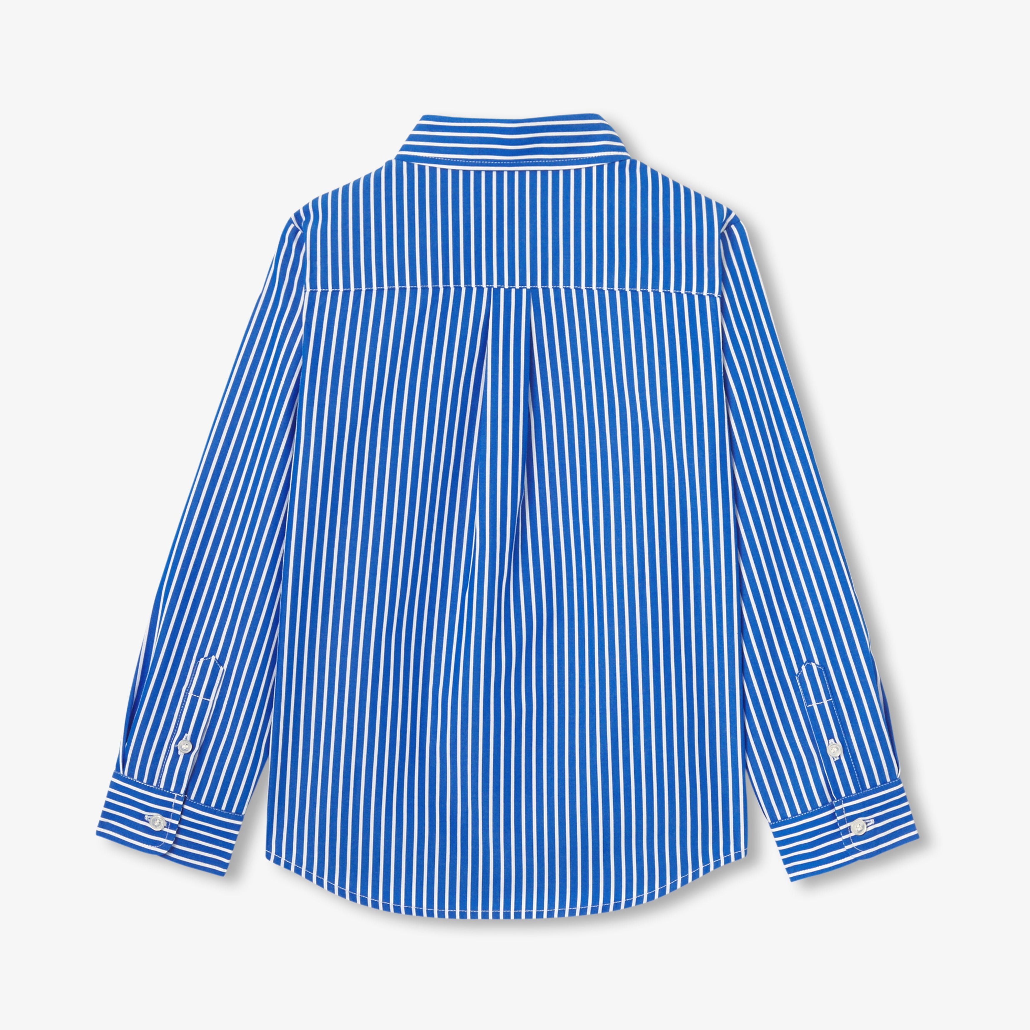 Child striped poplin shirt
