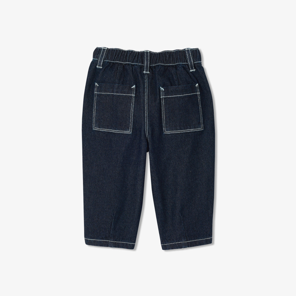 Baby boy raw denim jeans - Medium Denim