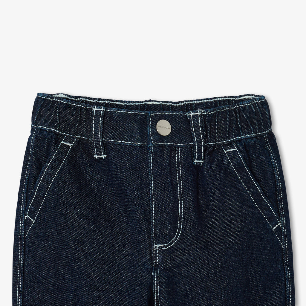 Baby boy raw denim jeans - Medium Denim