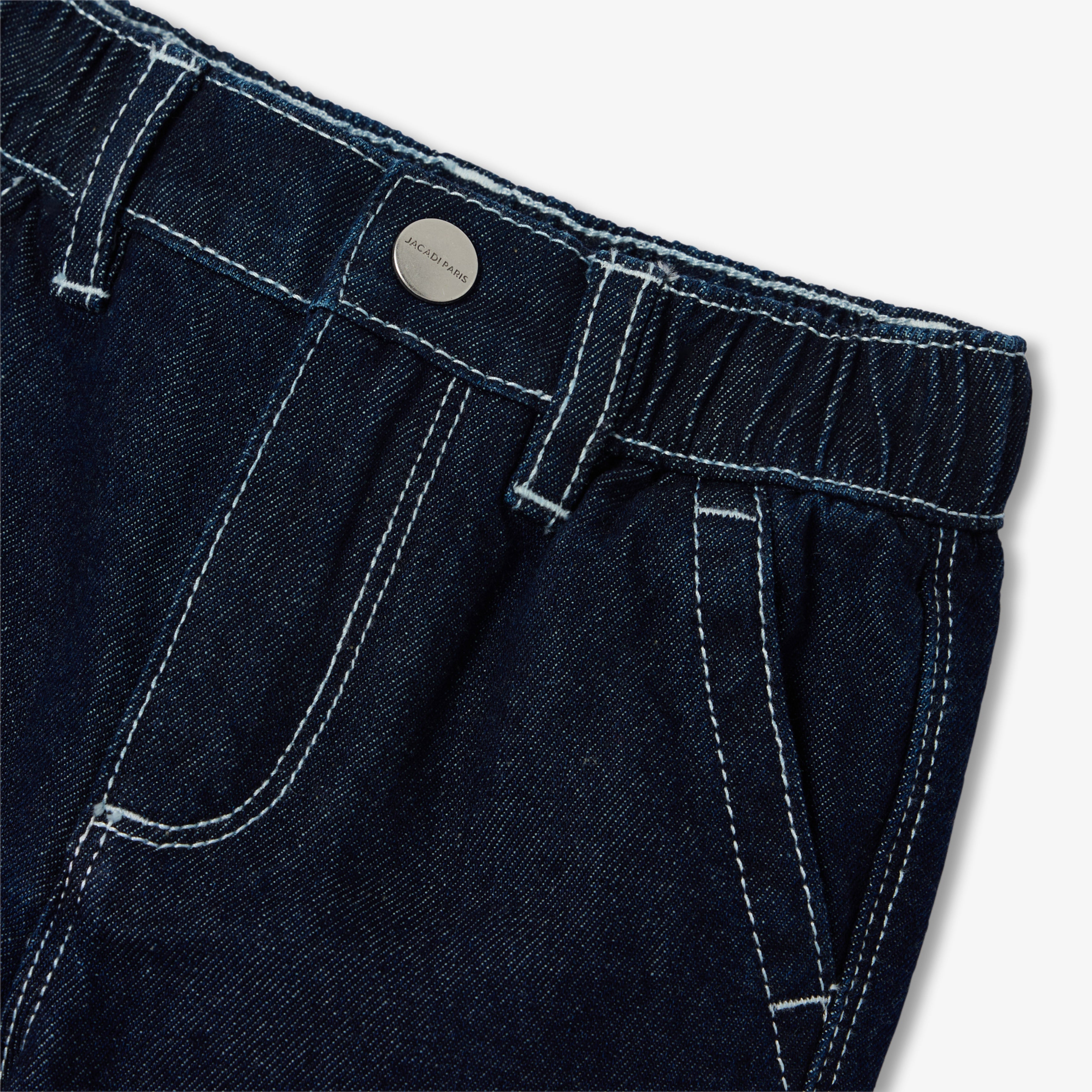 Baby boy raw denim jeans - Medium Denim