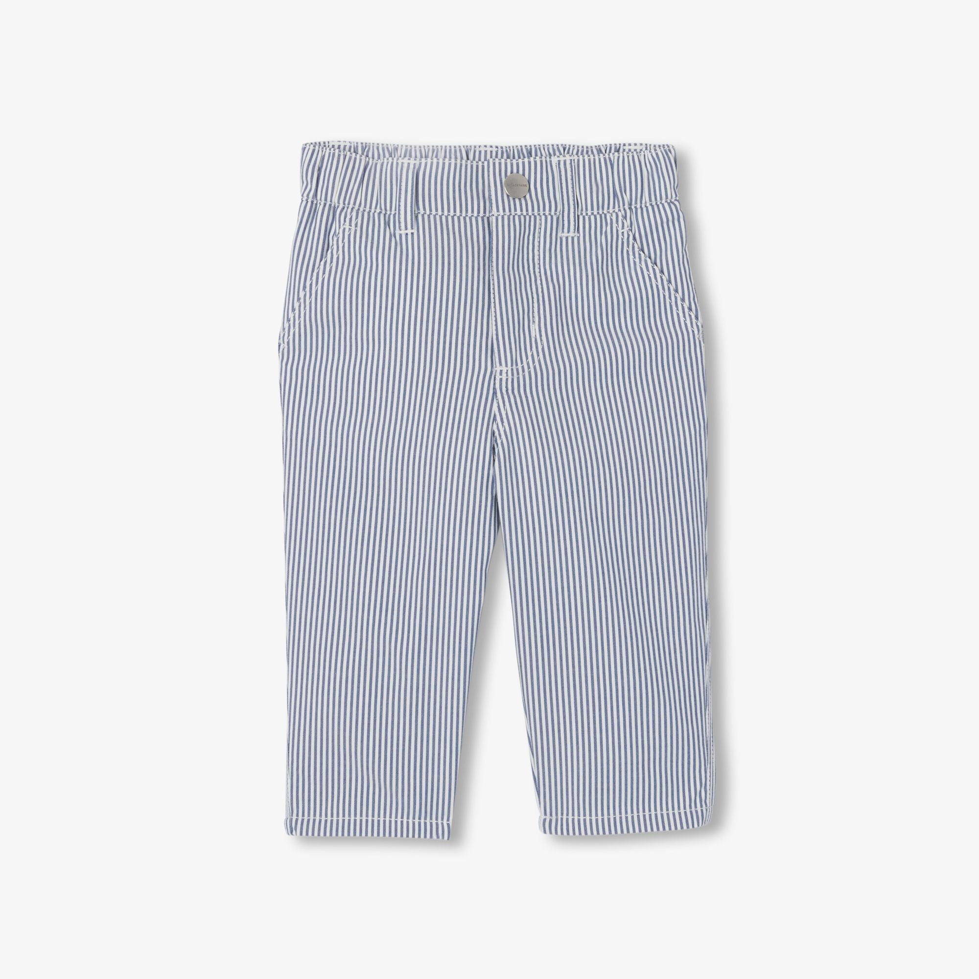 JC-NB072 - Jacadi Baby boy striped twill trousers