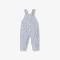 JC-NB067 - Jacadi Baby boy striped twill overalls