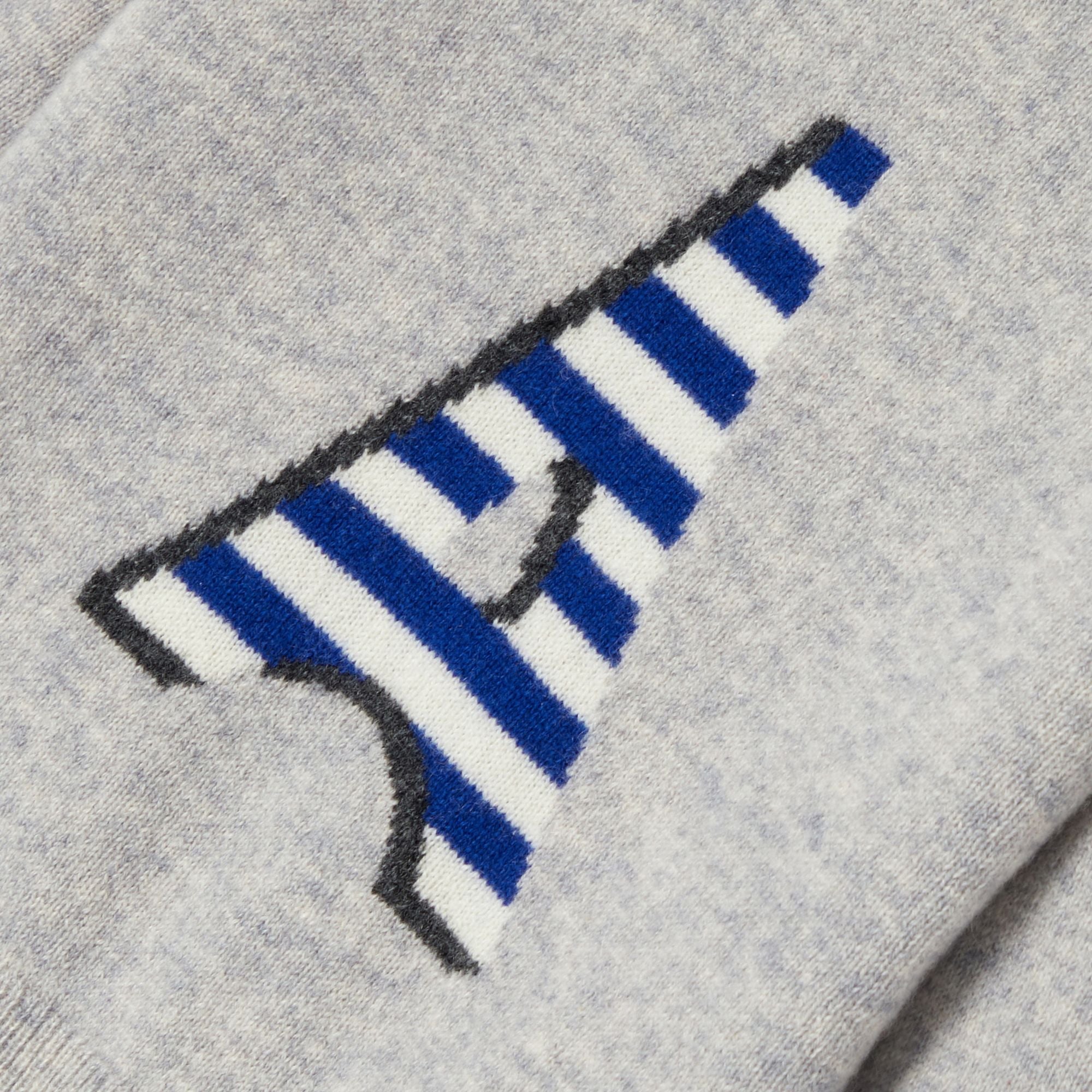 Jumper 100% Cashmere Baby Boy - Grigio Melange Chiaro Jacadi