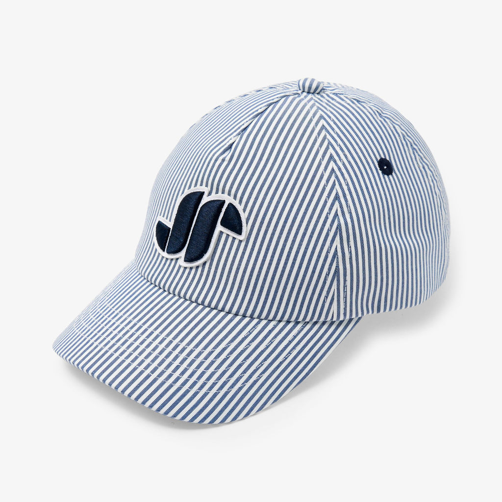 Hat Striped in Cotton Boy - Blue/White