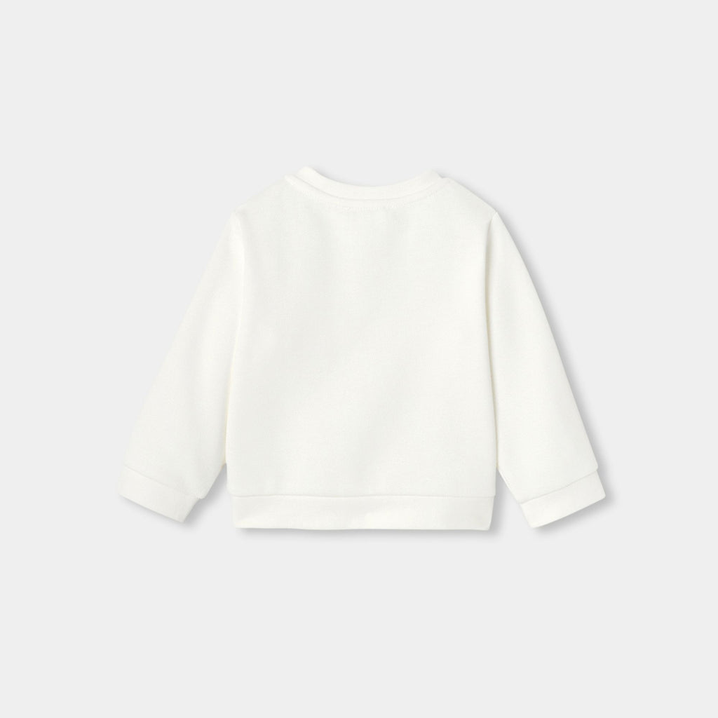 Baby boy sweatshirt top - Jacadi Sweet White