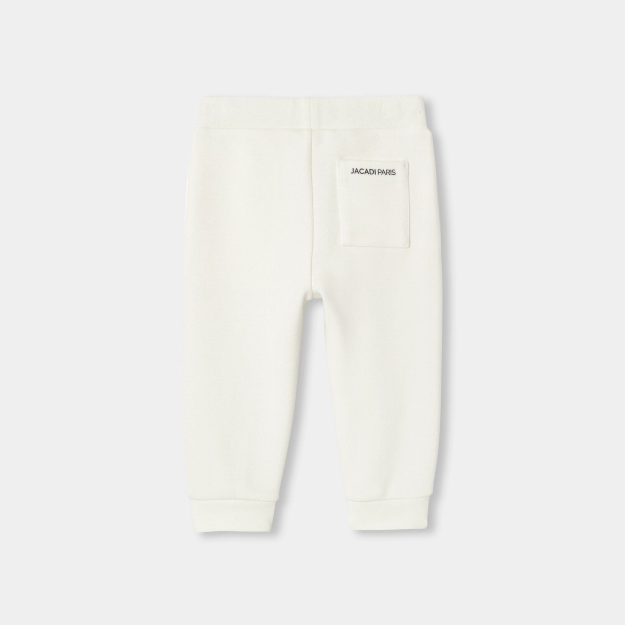 Baby boy pique joggers - Jacadi Sweet White