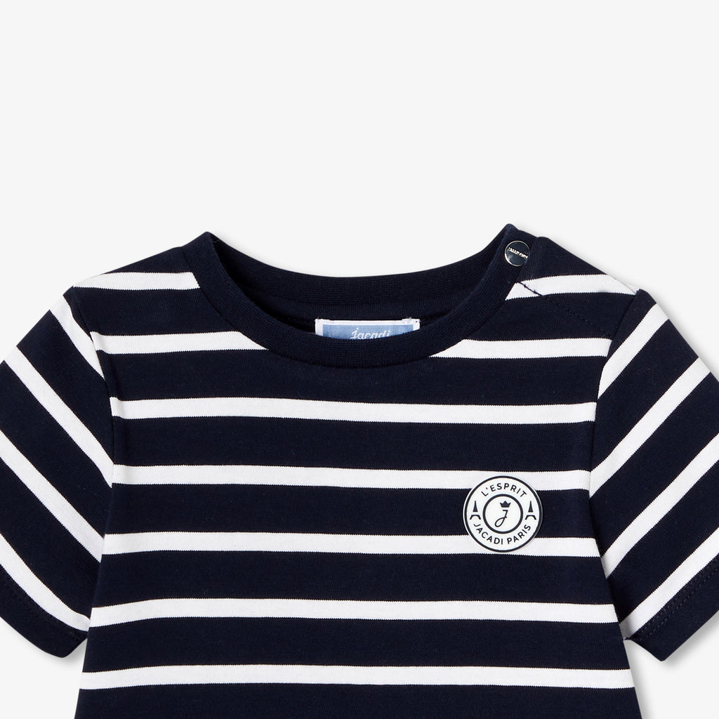 Baby boy cotton shorts set