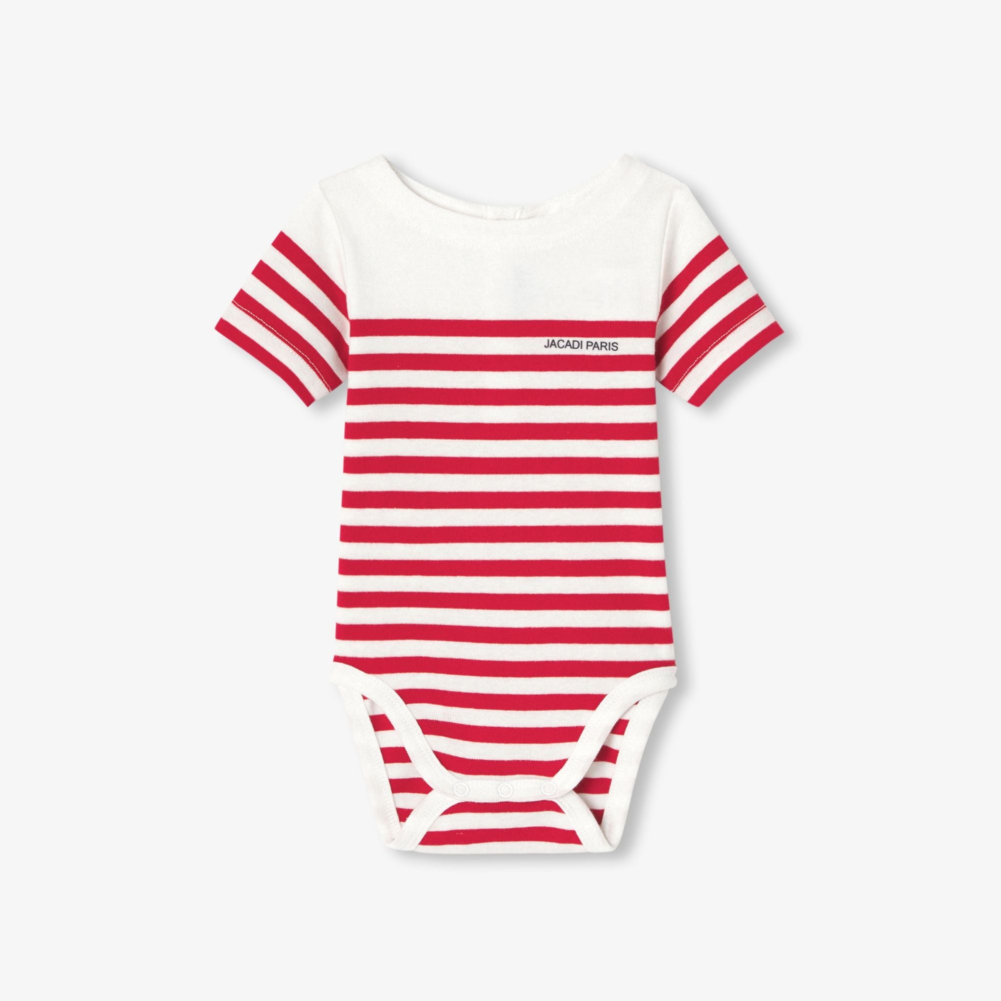 Baby boy sailor-style bodysuit - White/Red