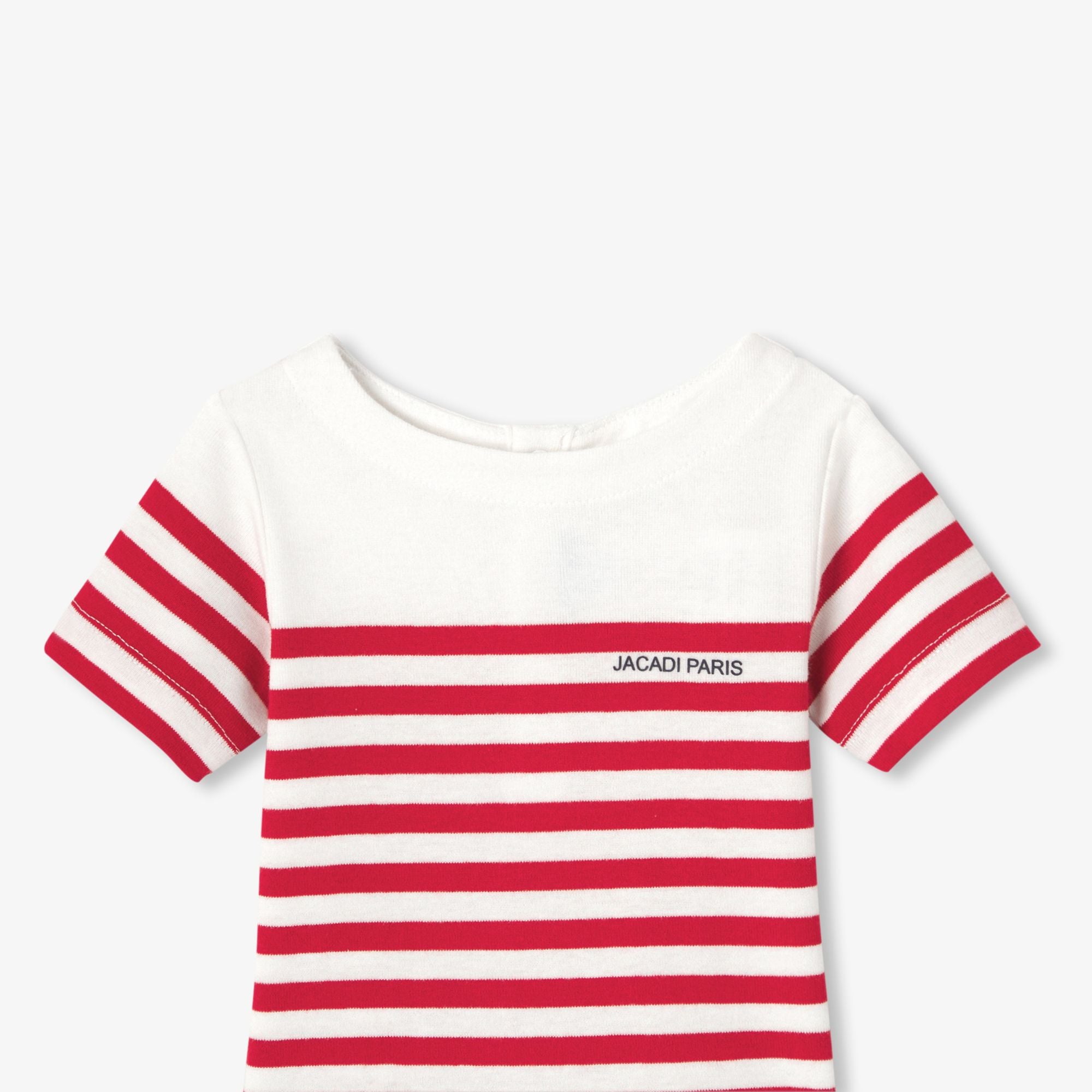 Baby boy sailor-style bodysuit - White/Red