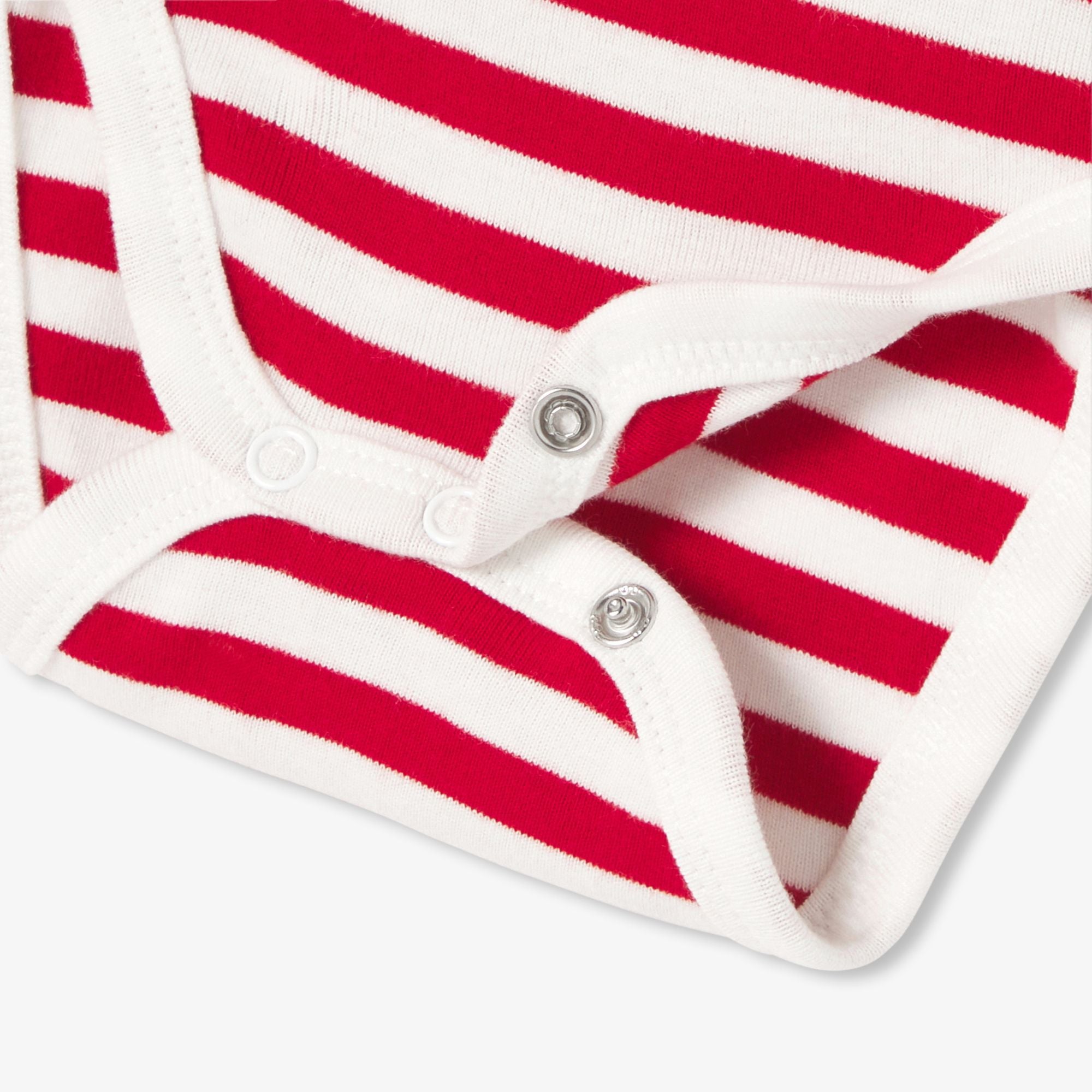Baby boy sailor-style bodysuit - White/Red