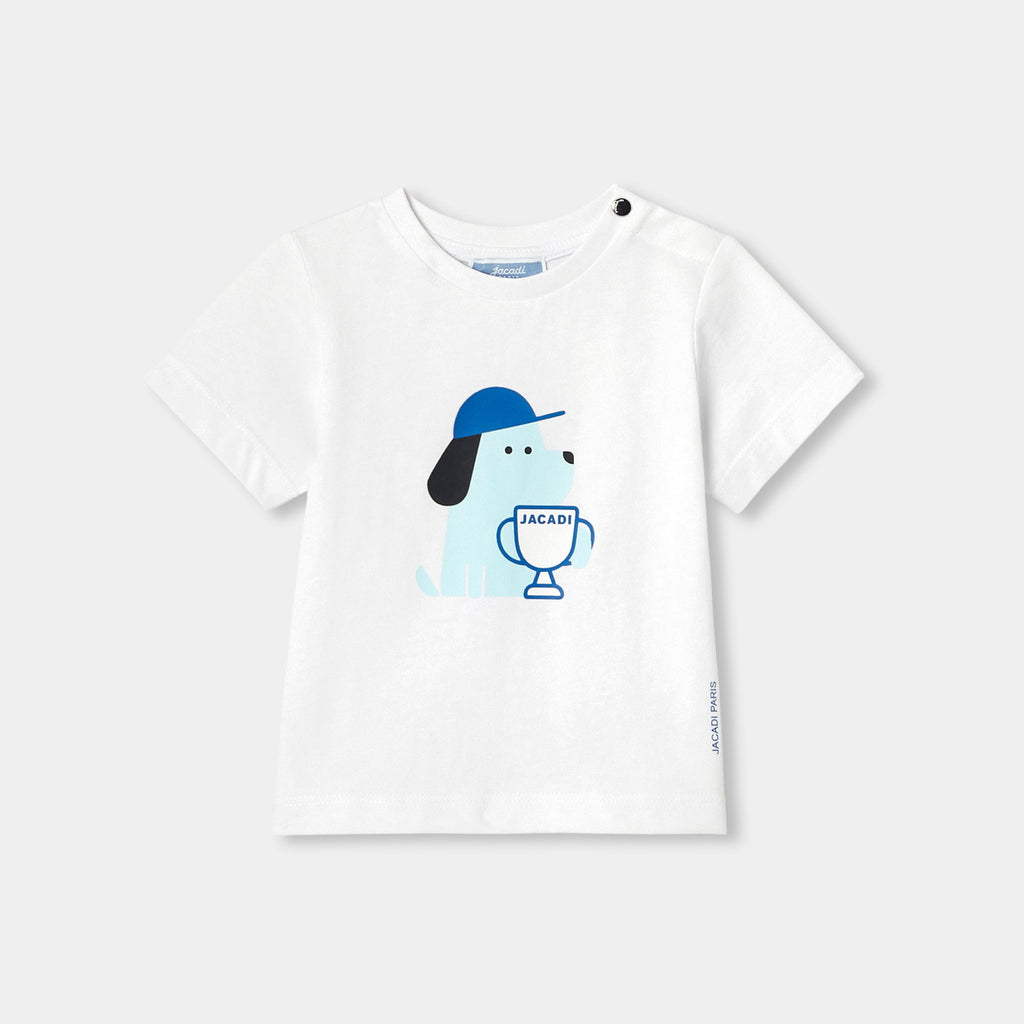 T-shirt Short-sleeved Baby Boy - Jacadi White