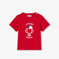 JC-NB101 - Jacadi Baby short-sleeved cotton T-shirt - Brick Red