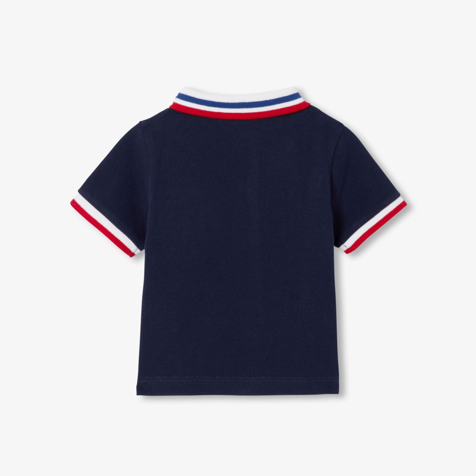 Baby boy short-sleeved polo shirt - Ink Blue