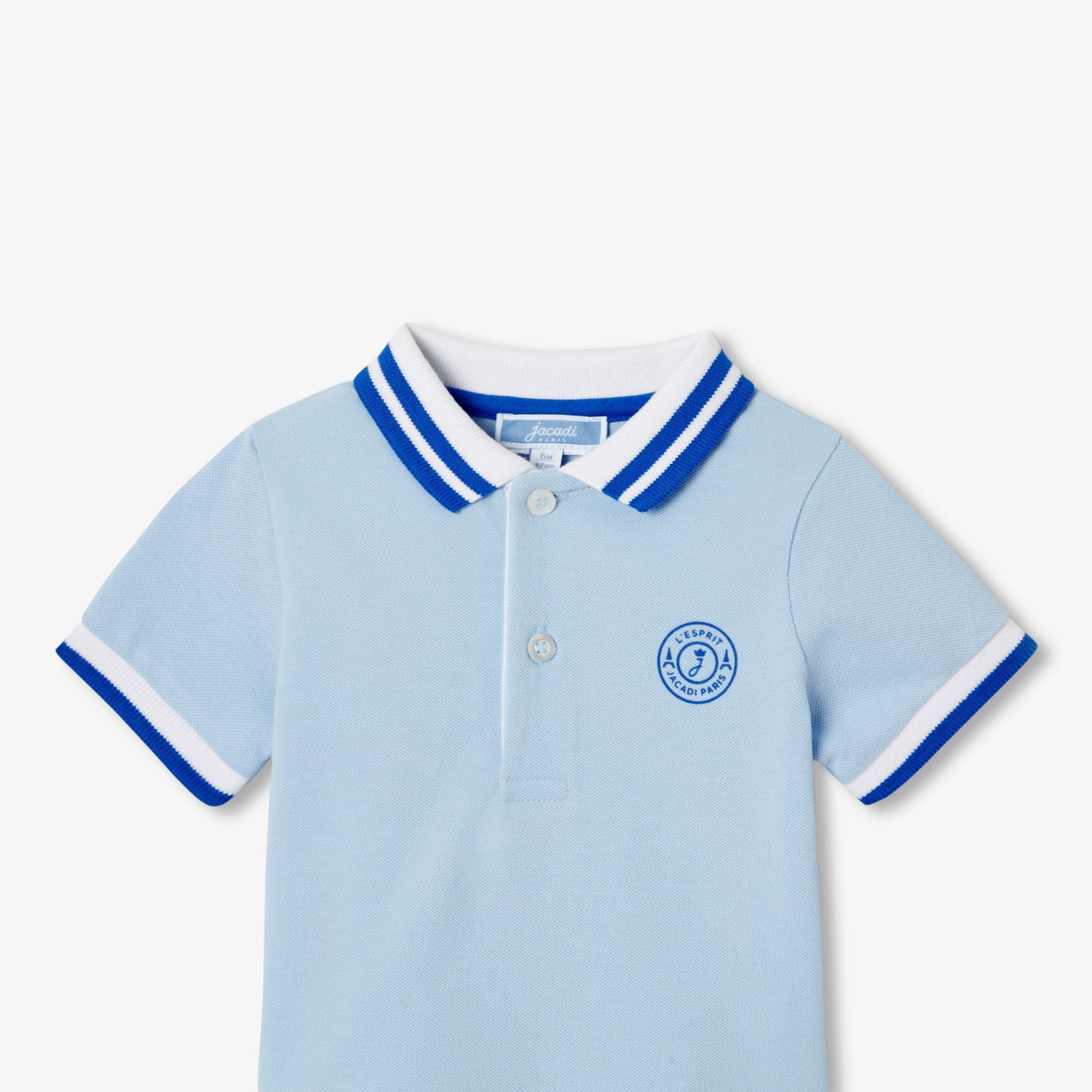 Baby boy short-sleeved polo shirt