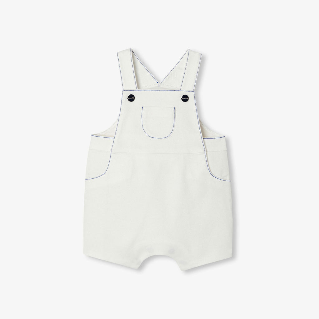 JC-NB081 - Jacadi Newborn soft denim overalls