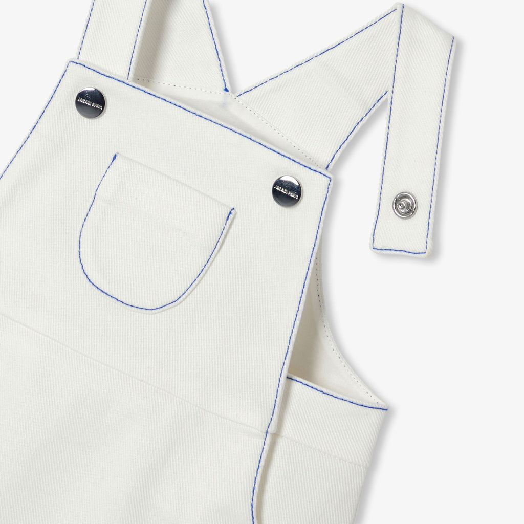 Baby boy soft denim dungarees - Jacadi Sweet White