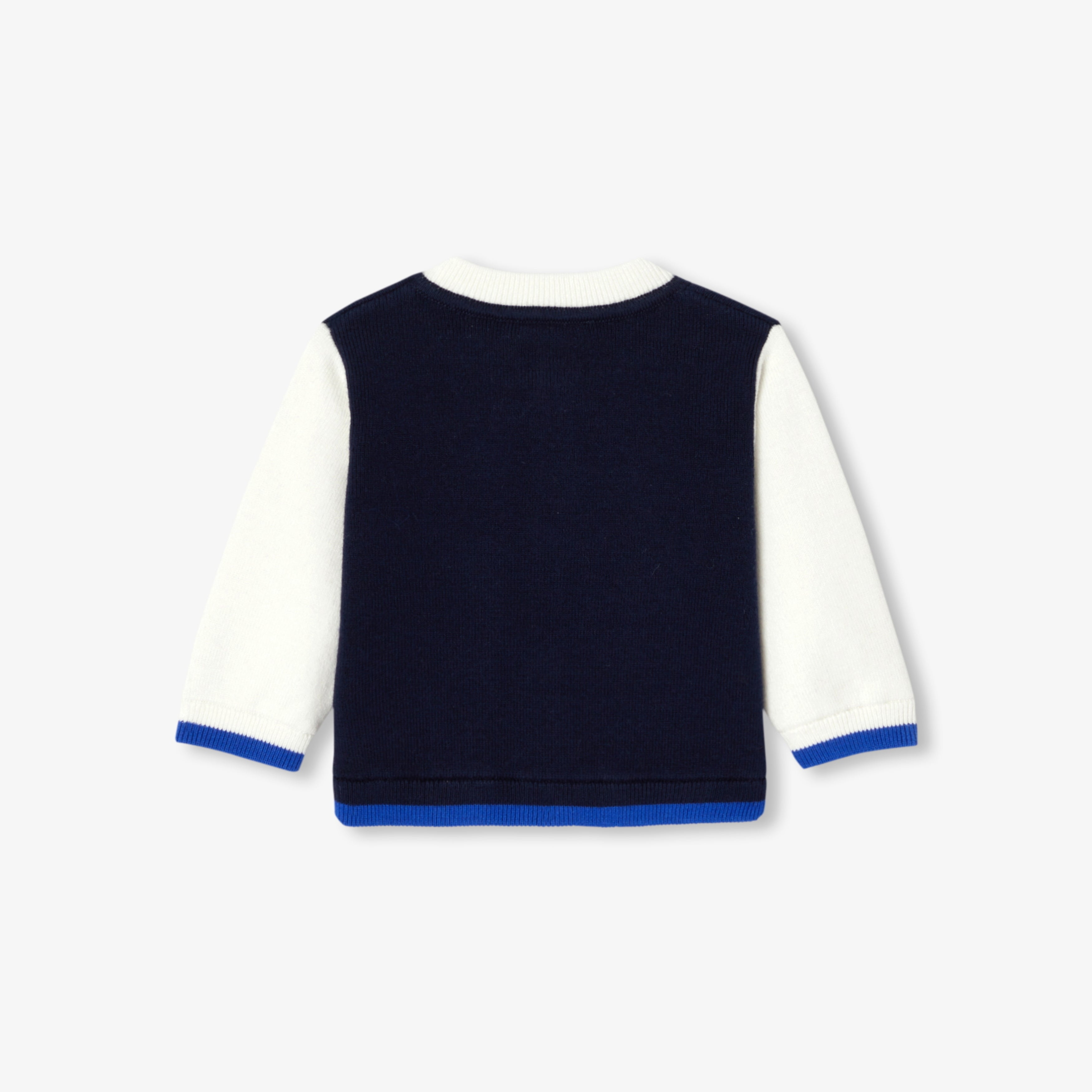 JC-NB066 - Jacadi Newborn teddy-style cardigan